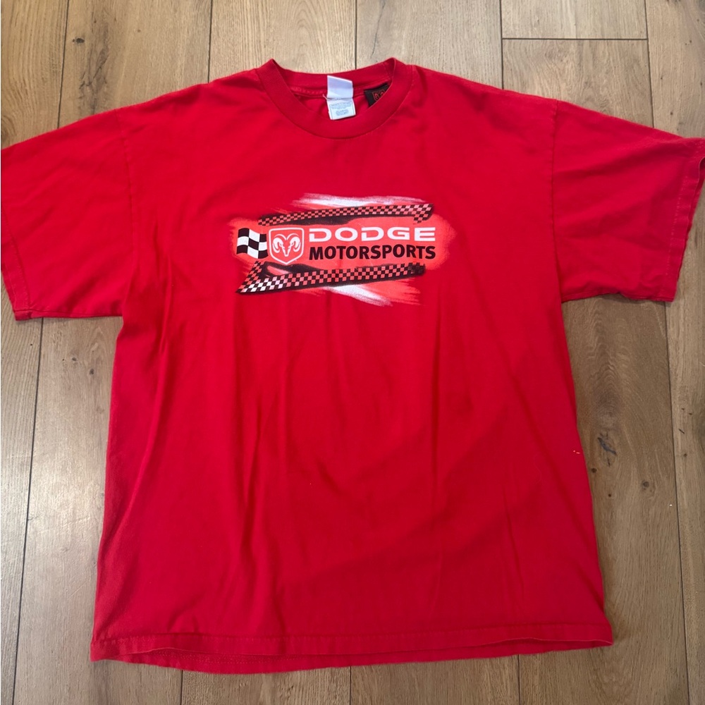 Dodge Motorsports Red Men's Short Sleeve Tee